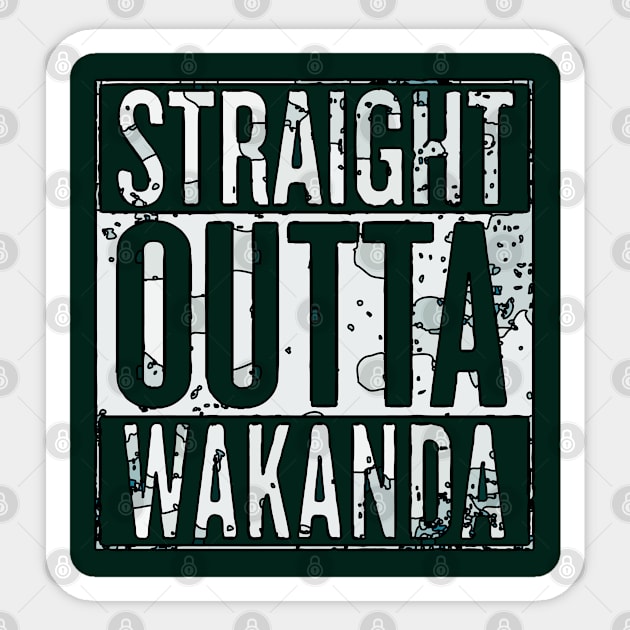 Wakanda Sticker by Birdbox